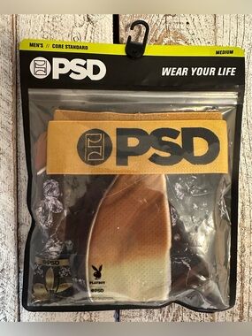 PSD Playboy Collaboration Core Standard Boxer Briefs Underwear 224180101 - NIP